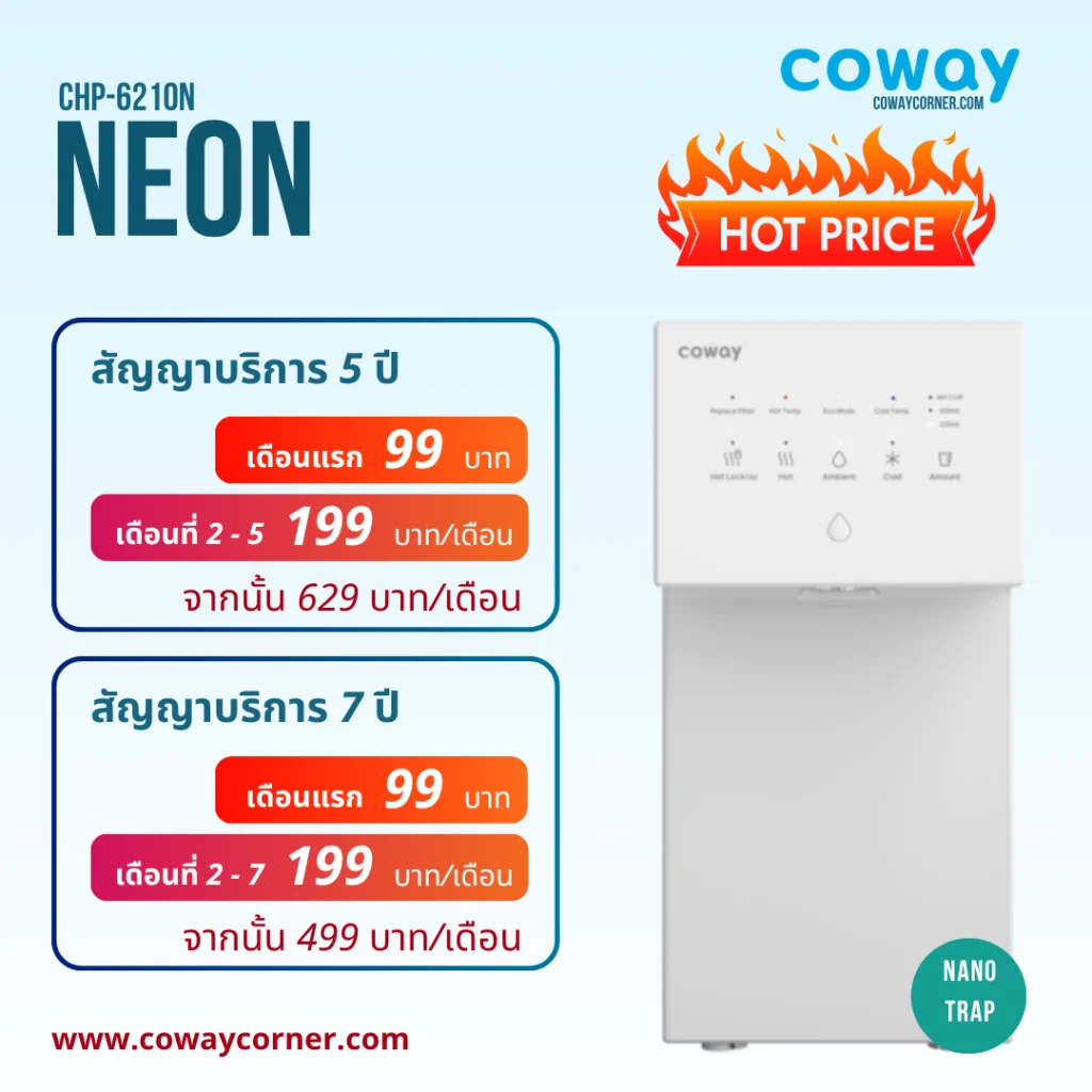 Coway-Neon-โปรโมชั่นลดราคา-99 บาท